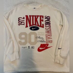 Nike Cream Oversized Crewneck